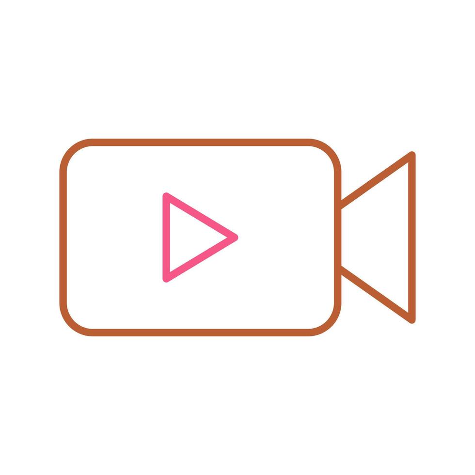 Unique Video Vector Icon