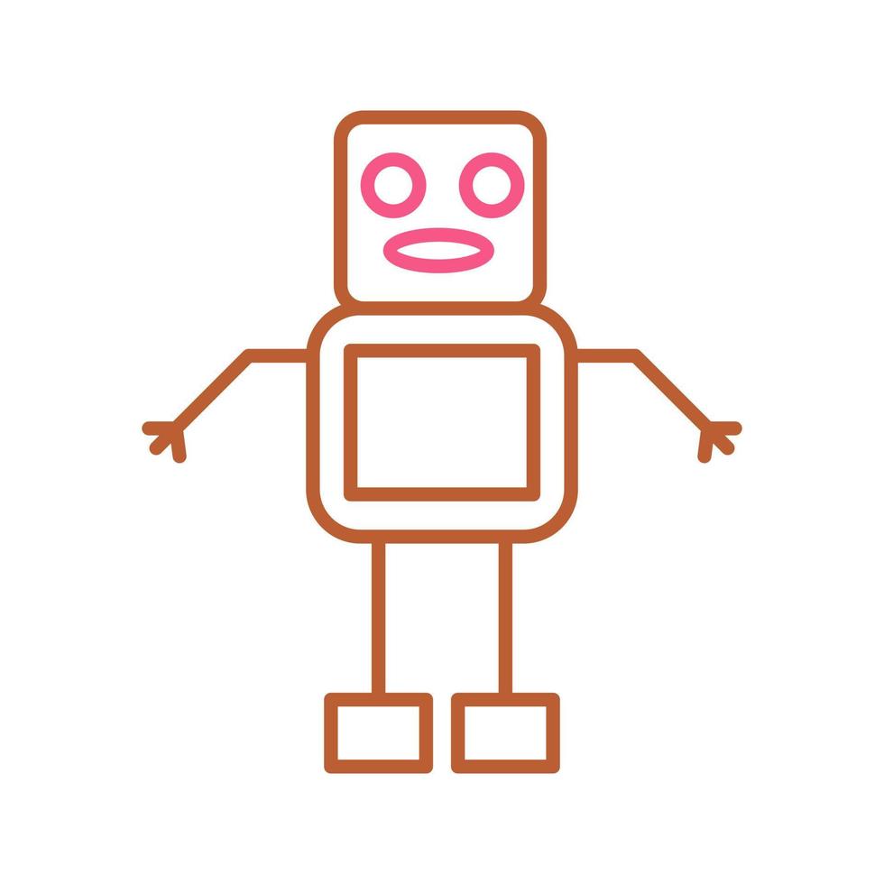 Unique Robot Vector Icon