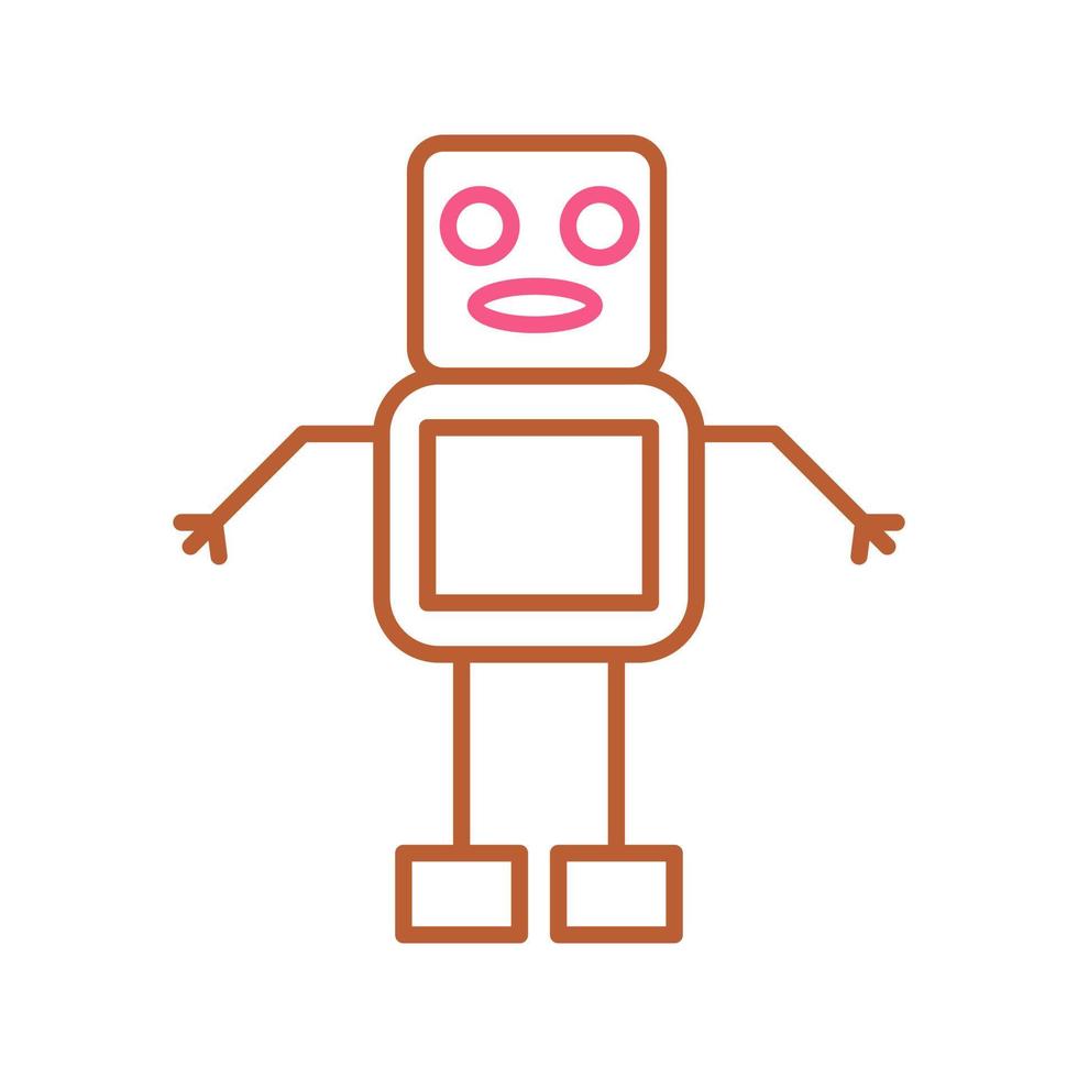 Unique Robot Vector Icon