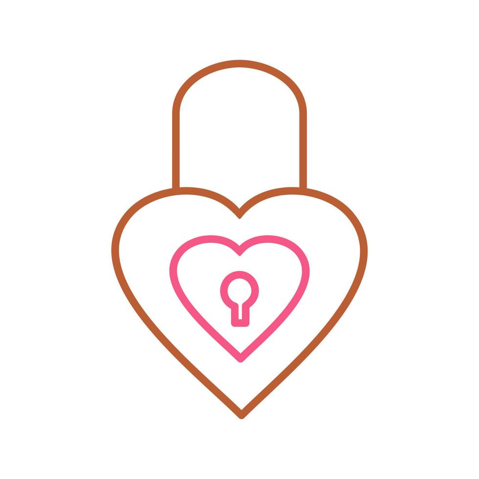 Unique Lock Vector Icon