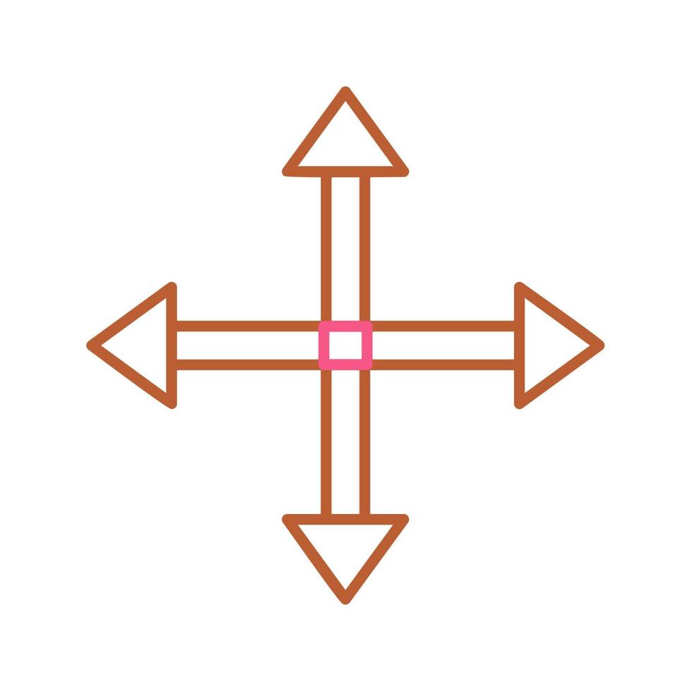 icono de vector de movimiento único