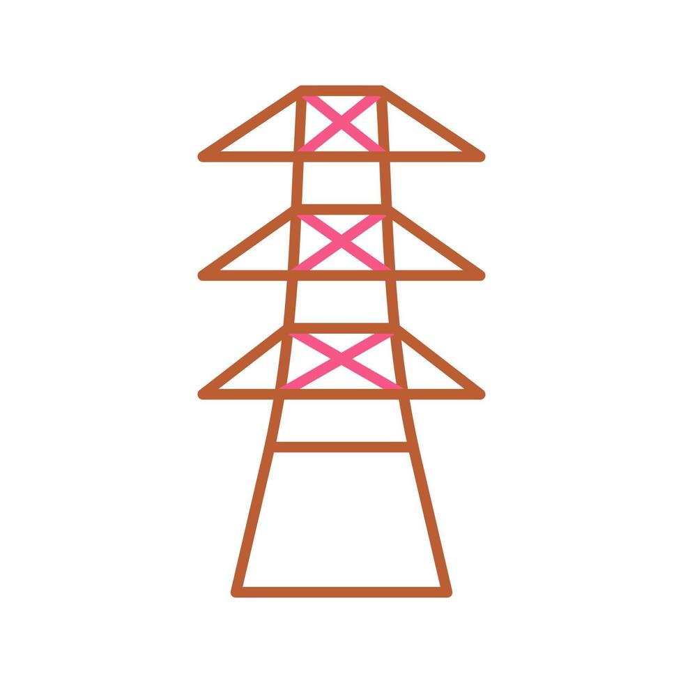 icono de vector de torre única