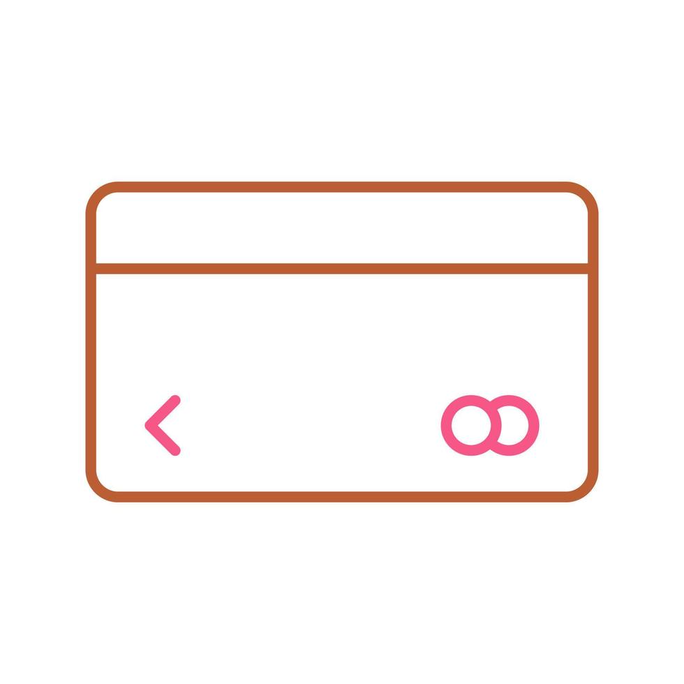 Unique Credit Card Vector Icon