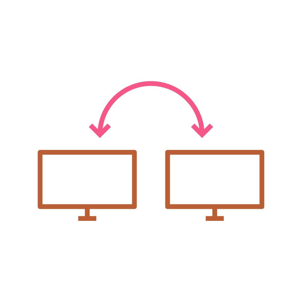 Unique Connected Systems Vector Icon