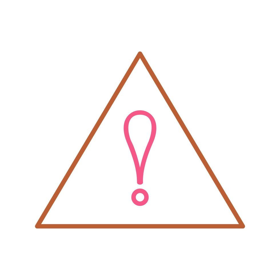 Unique Alert Vector Icon