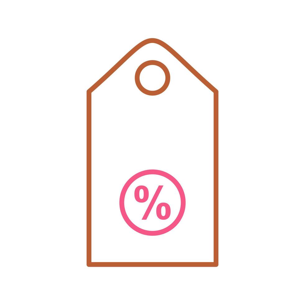 Unique Discount Tag II Vector Icon