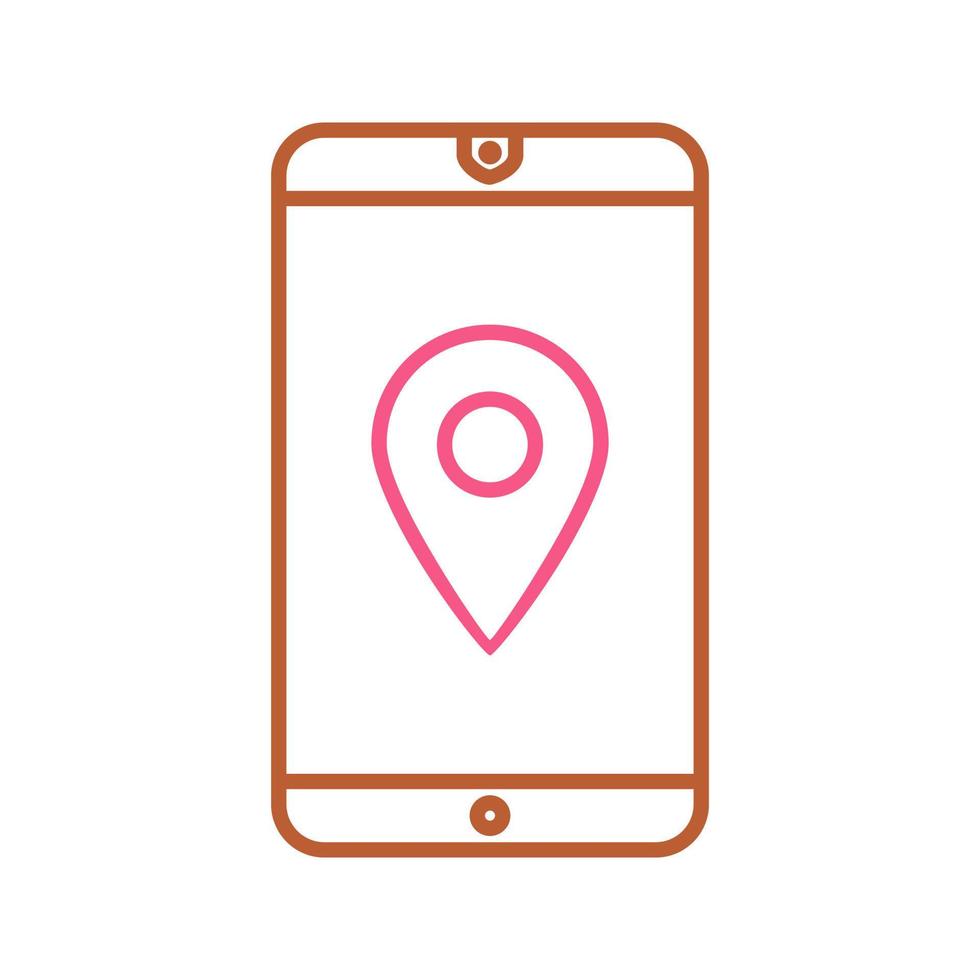 Unique GPS Service Vector Icon