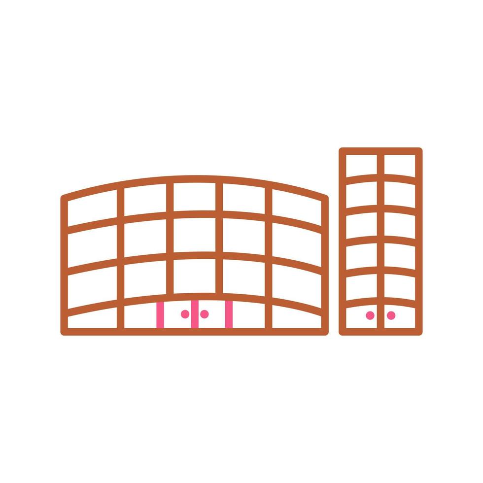 Unique Shopping Mall Vector Icon