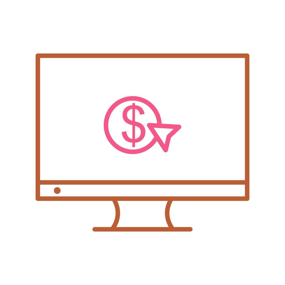 Unique Pay Per Click Vector Icon