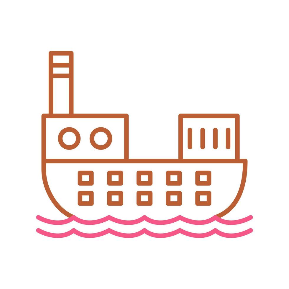 Cargo Ship Vector Icon