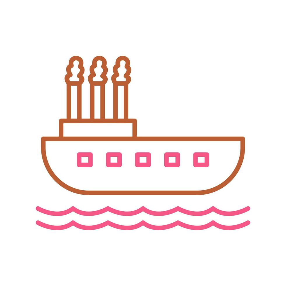 Steamboat Vector Icon