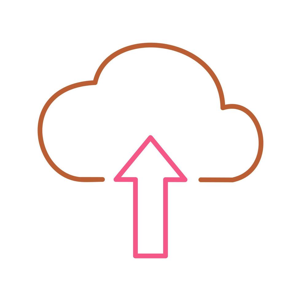 Upload to Cloud Vector Icon