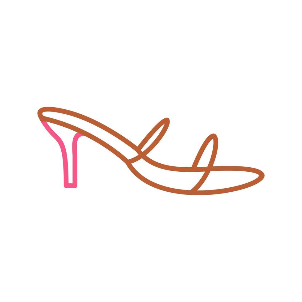 Stylish Sandals Vector Icon