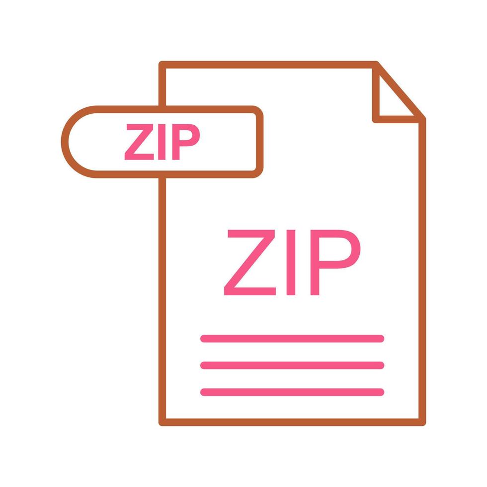 ZIP Vector Icon