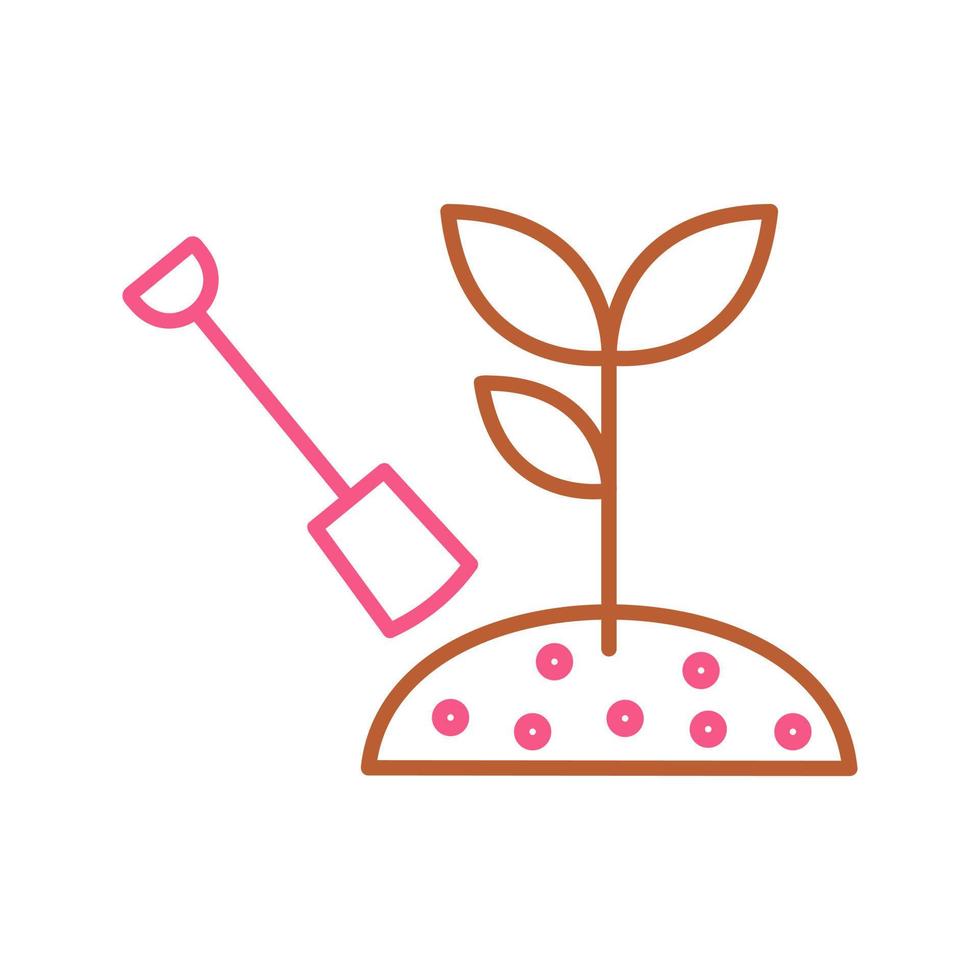 icono de vector de plantación