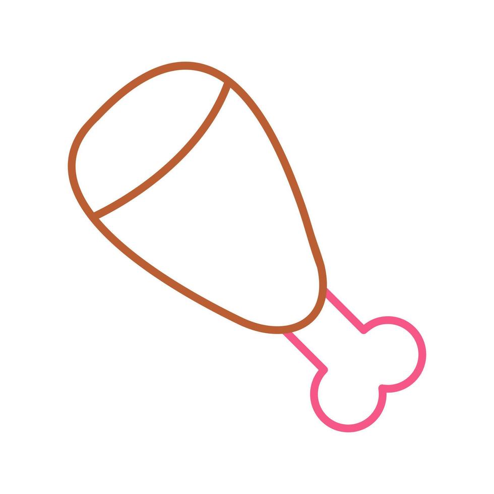 Cooked Ham Vector Icon