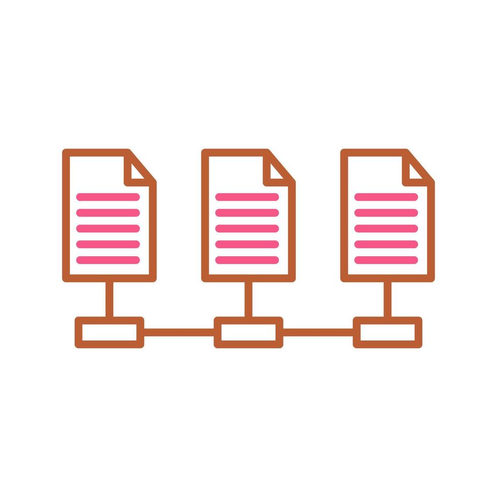 Network Files Vector Icon