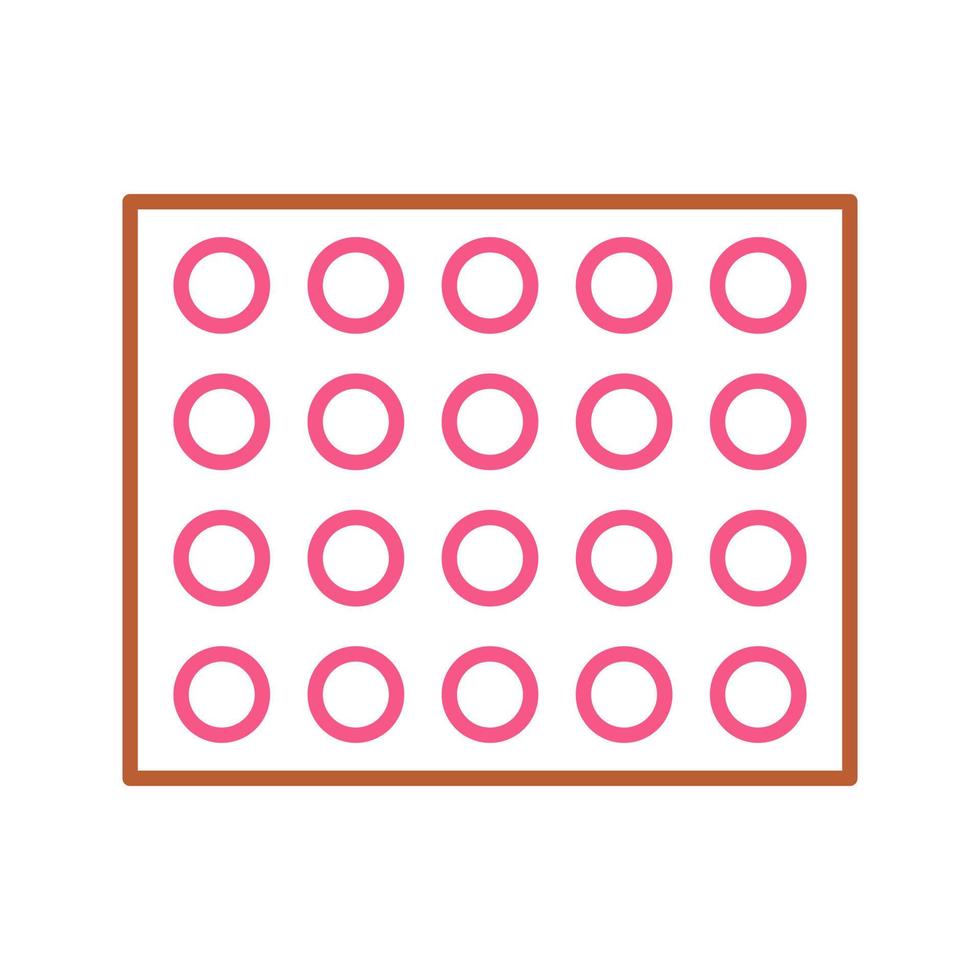 Colored Palette Vector Icon