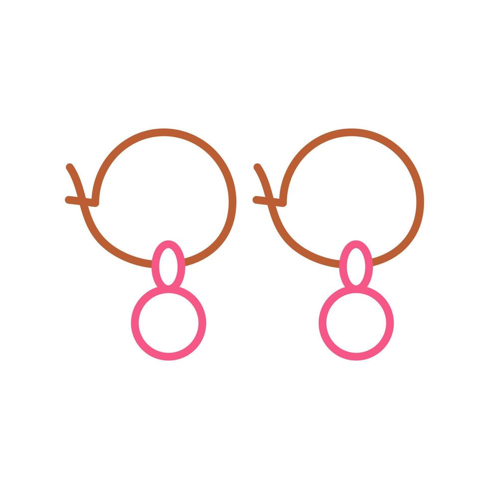 Earrings Vector Icon