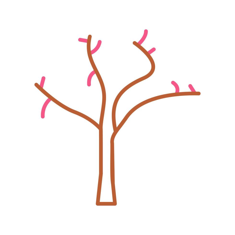 Tree with no Leaves Vector Icon