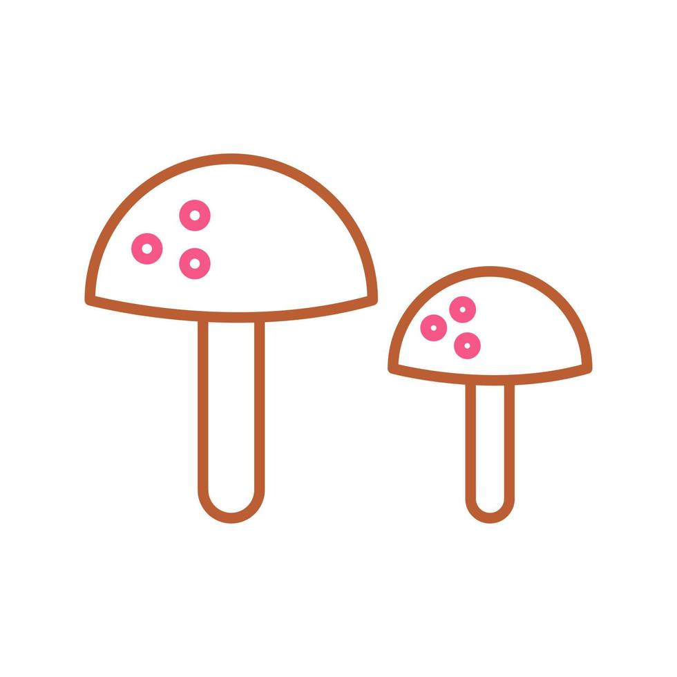 Mushrooms Vector Icon