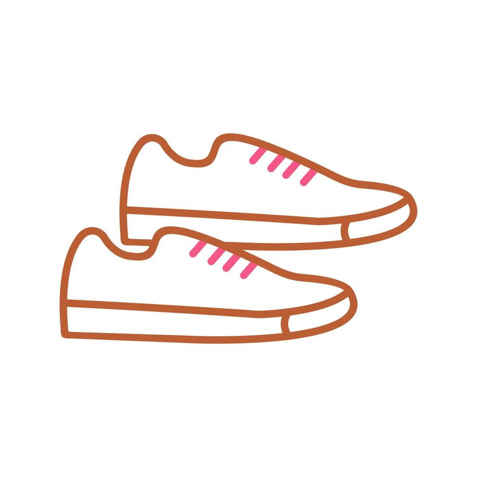 icono de vector de zapatillas