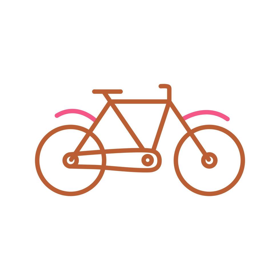 icono de vector de bicicleta