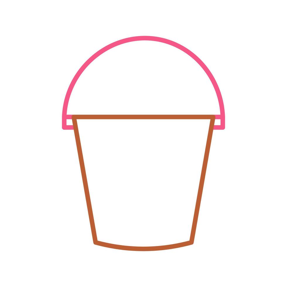 Water Bucket Vector Icon