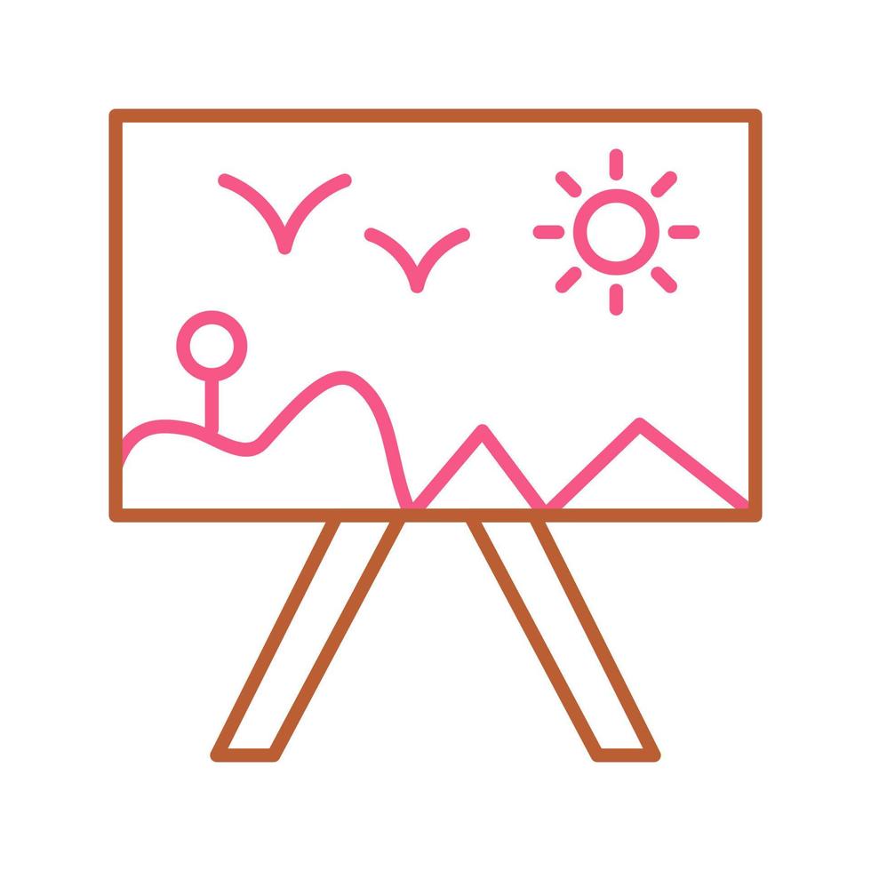 Painting of Canvass Vector Icon