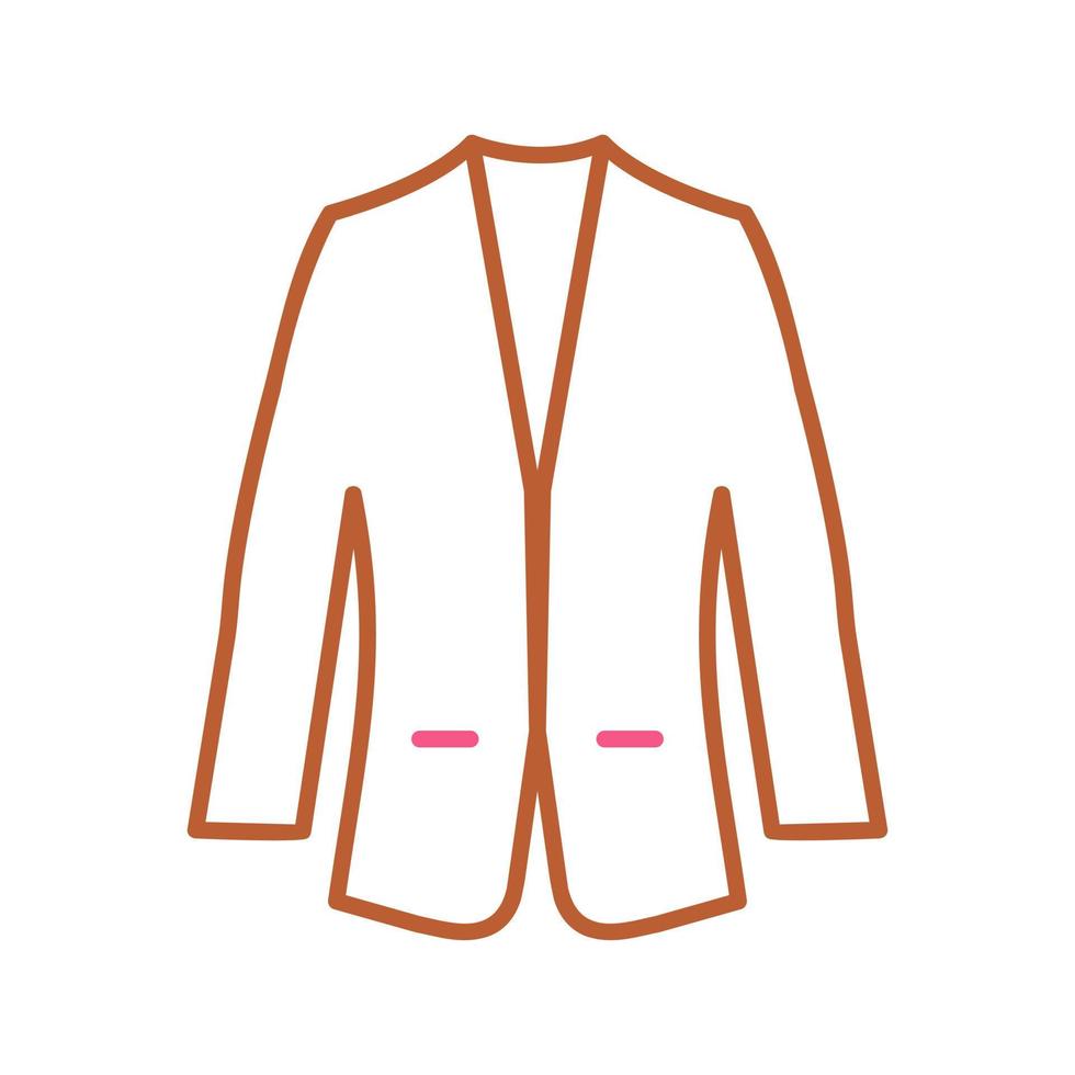 icono de vector de traje