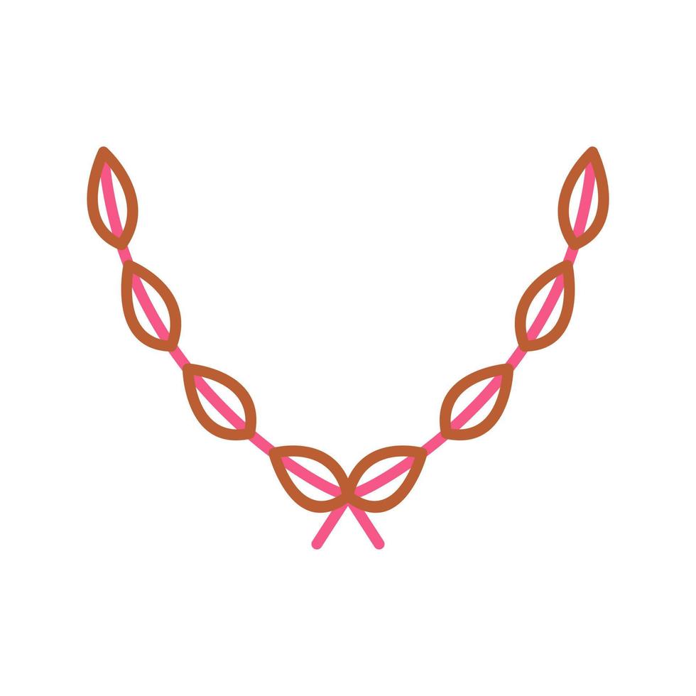 Leaves Wreath Vector Icon