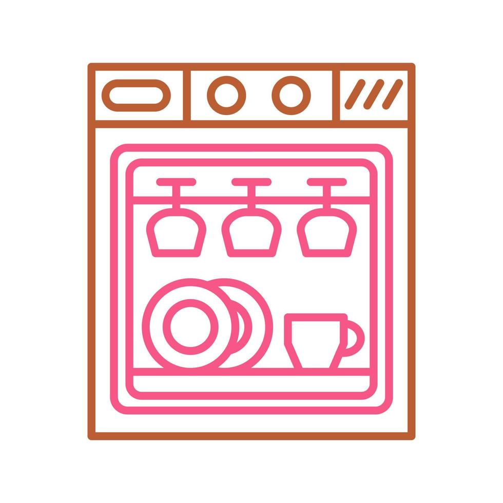 Dishwasher Vector Icon