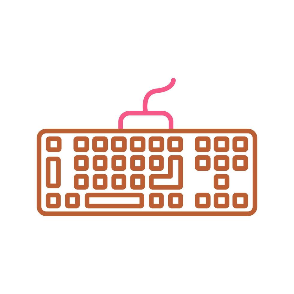 icono de vector de teclado