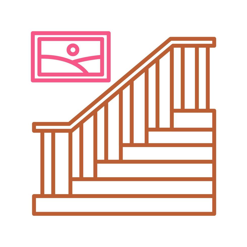 icono de vector de escalera