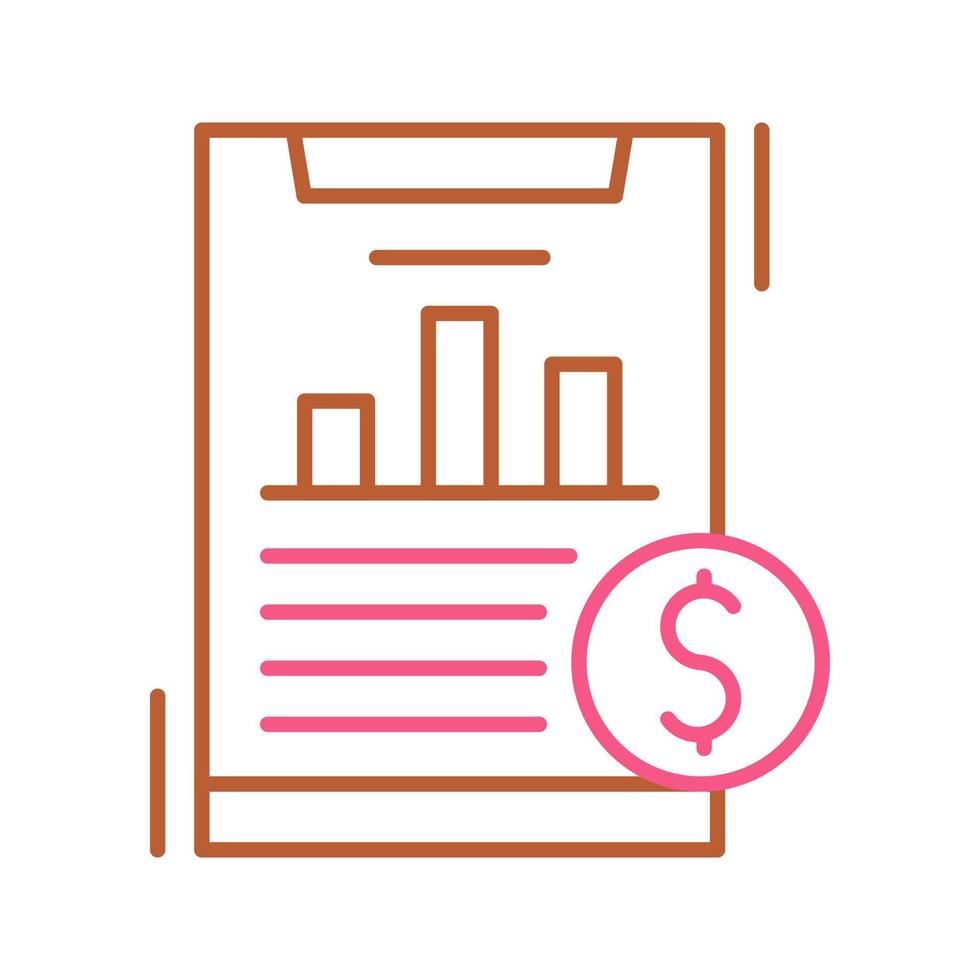 Financial Analytics Vector Icon