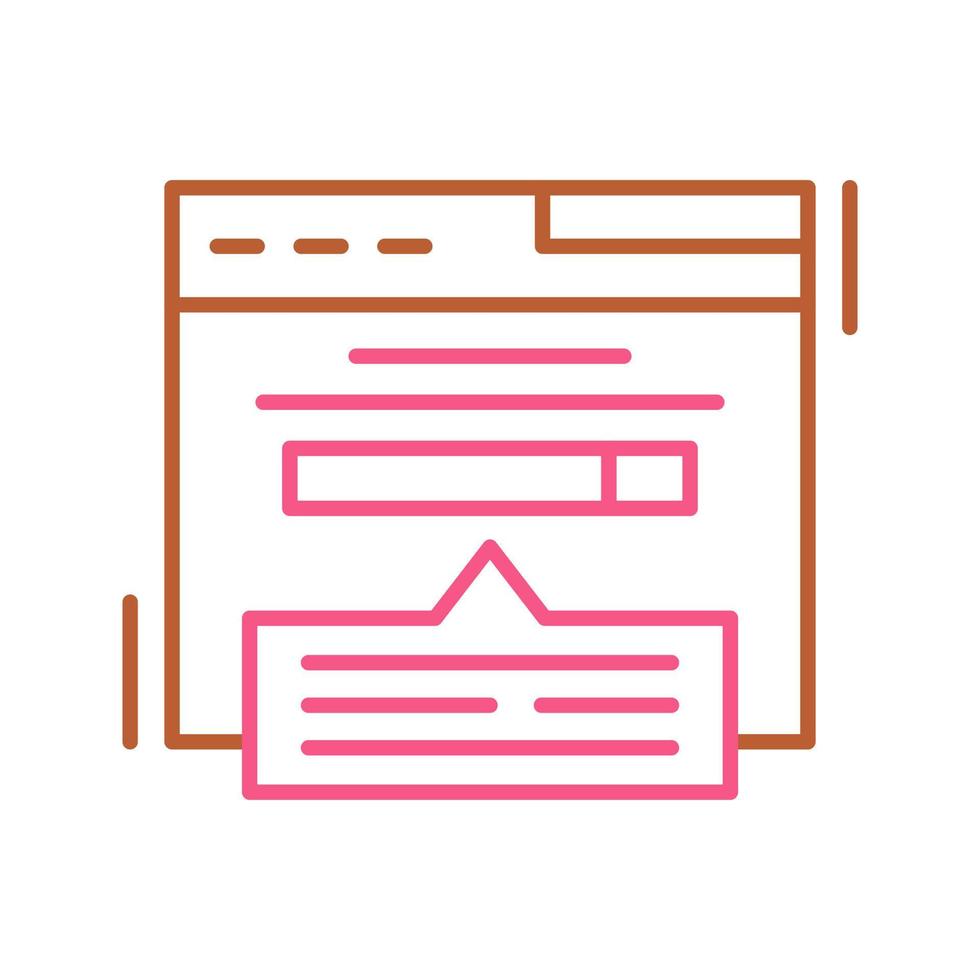 Keyword Search Vector Icon