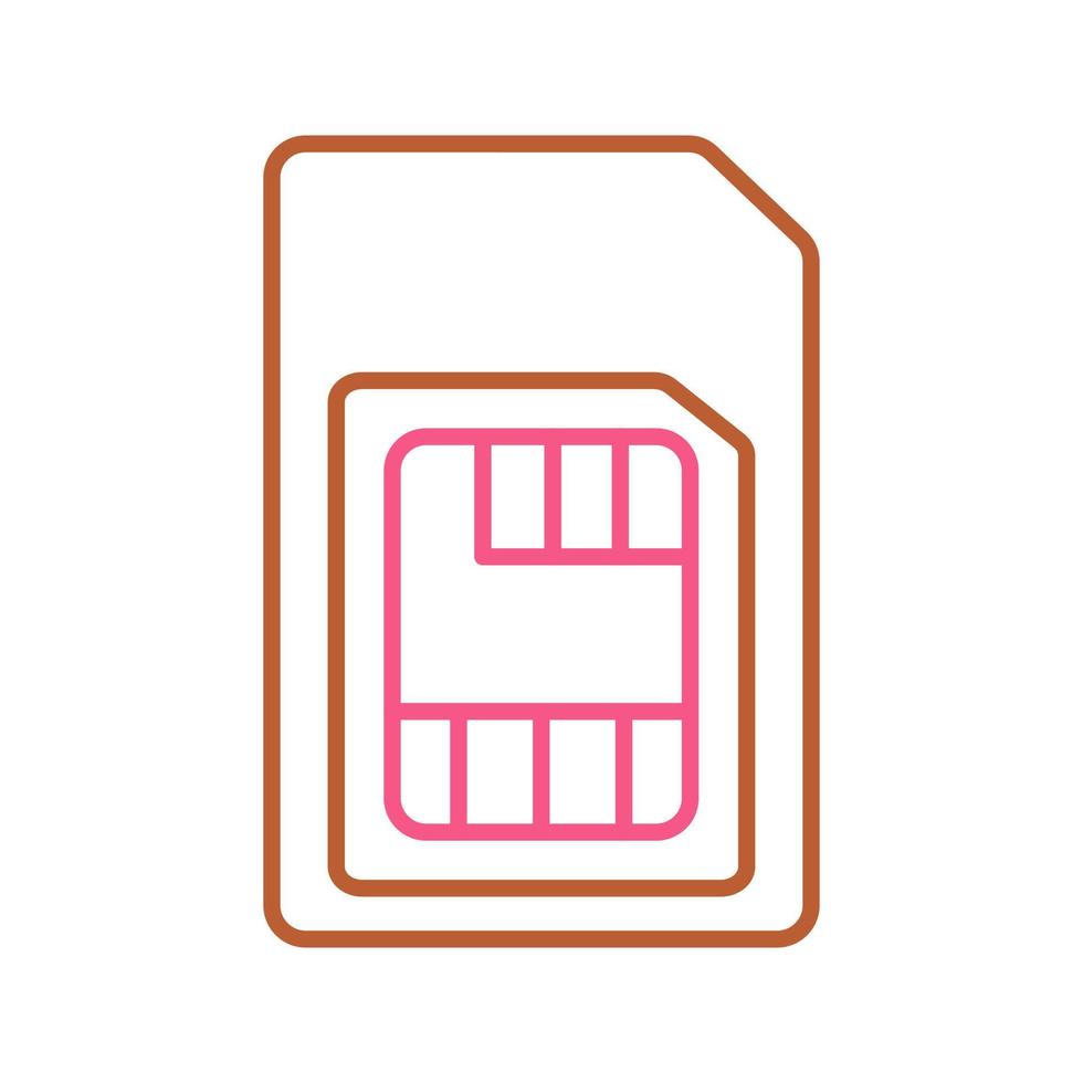 icono de vector de tarjeta sim