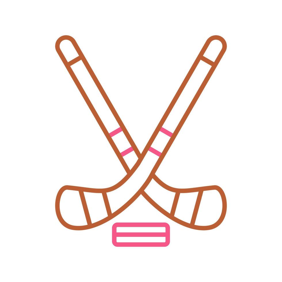 icono de vector de hockey sobre hielo