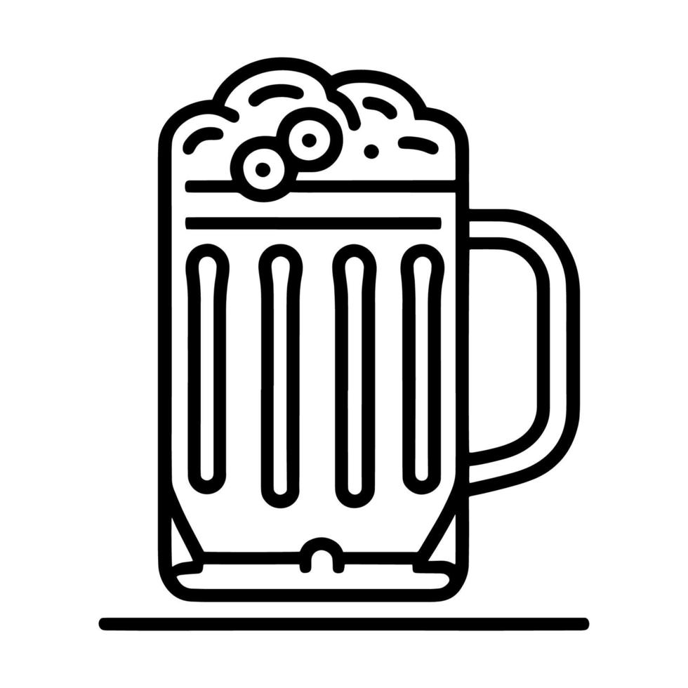 Beer. Simple Icon. Vector Illustration. EPS10