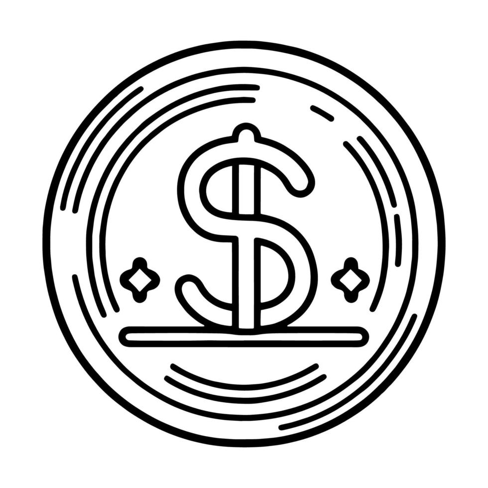 Money Simple Icon. Vector Illustration. EPS10