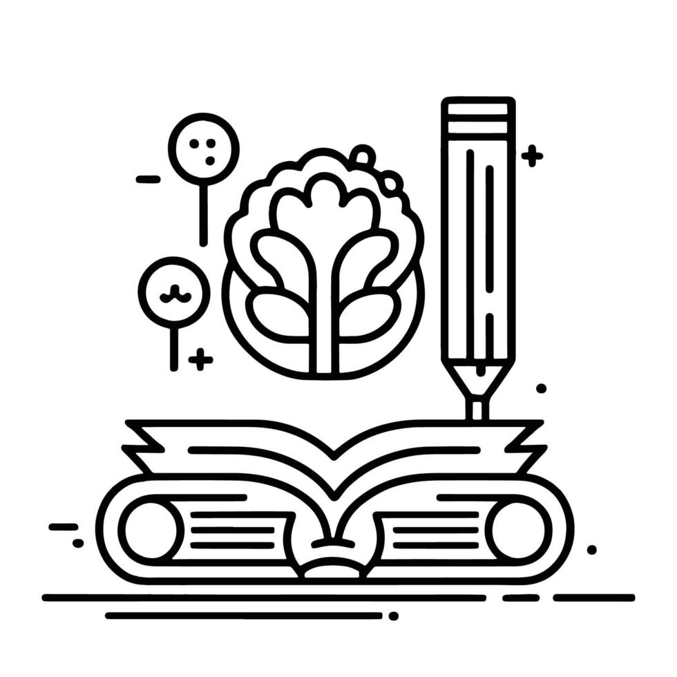 Education. Simple Icon. Vector Illustration. EPS10