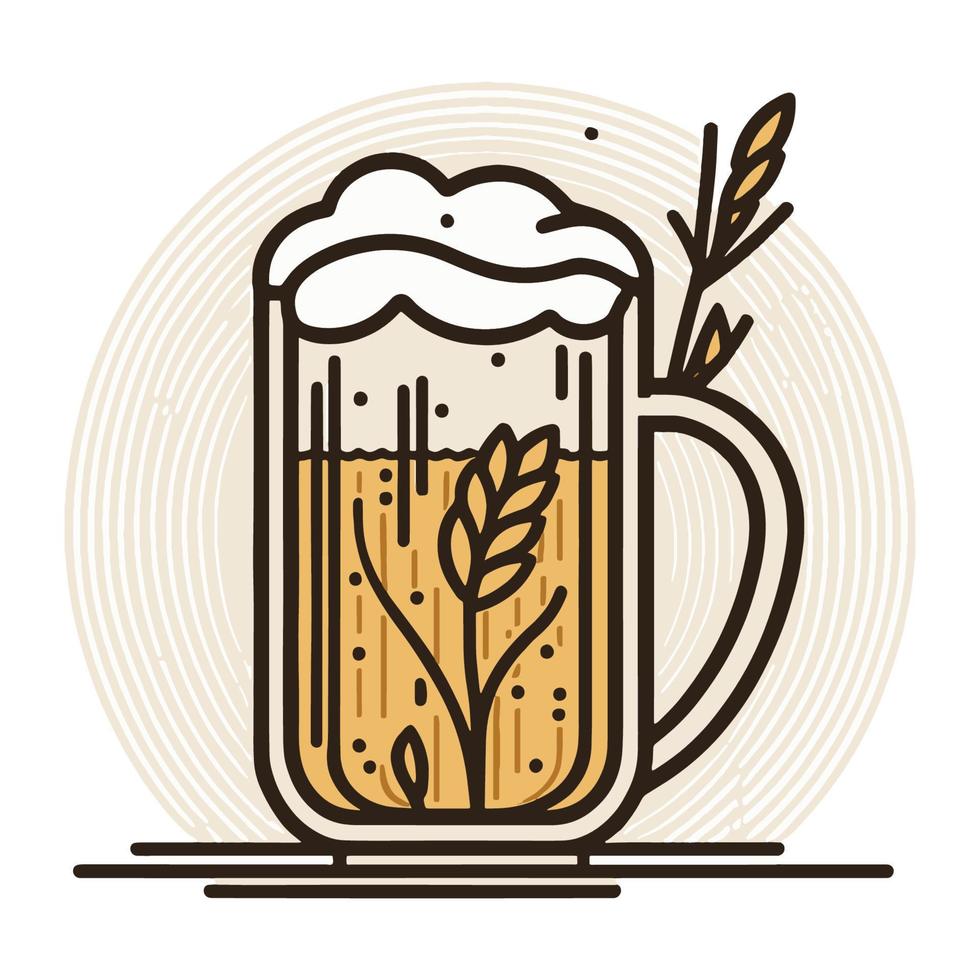 Beer. Simple Icon. Vector Illustration. EPS10