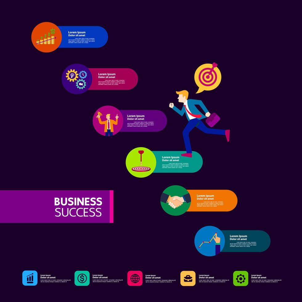 Business Success concept vector illustration