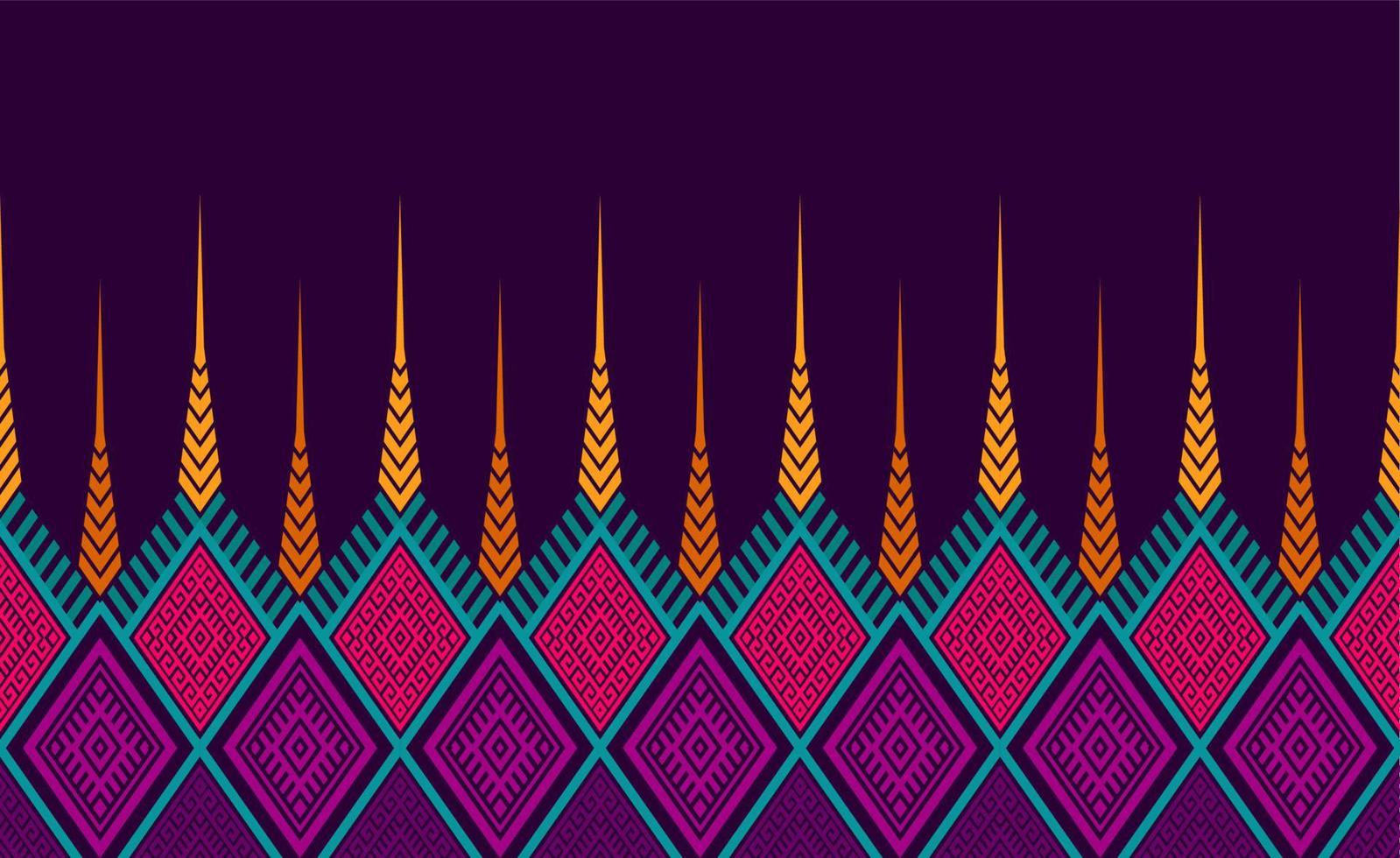 Pattern design with geometric shapes. vector