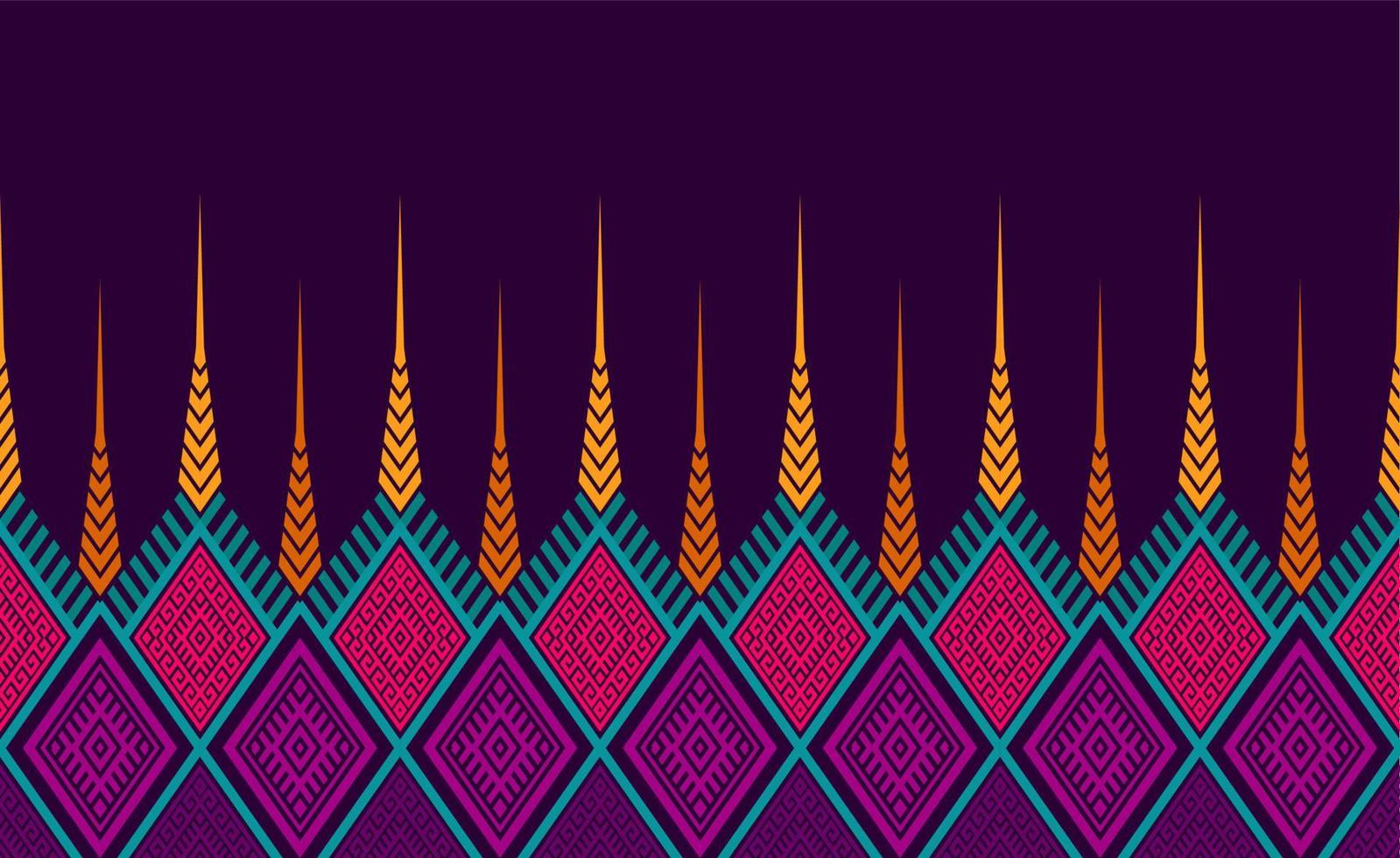 Pattern design with geometric shapes. vector