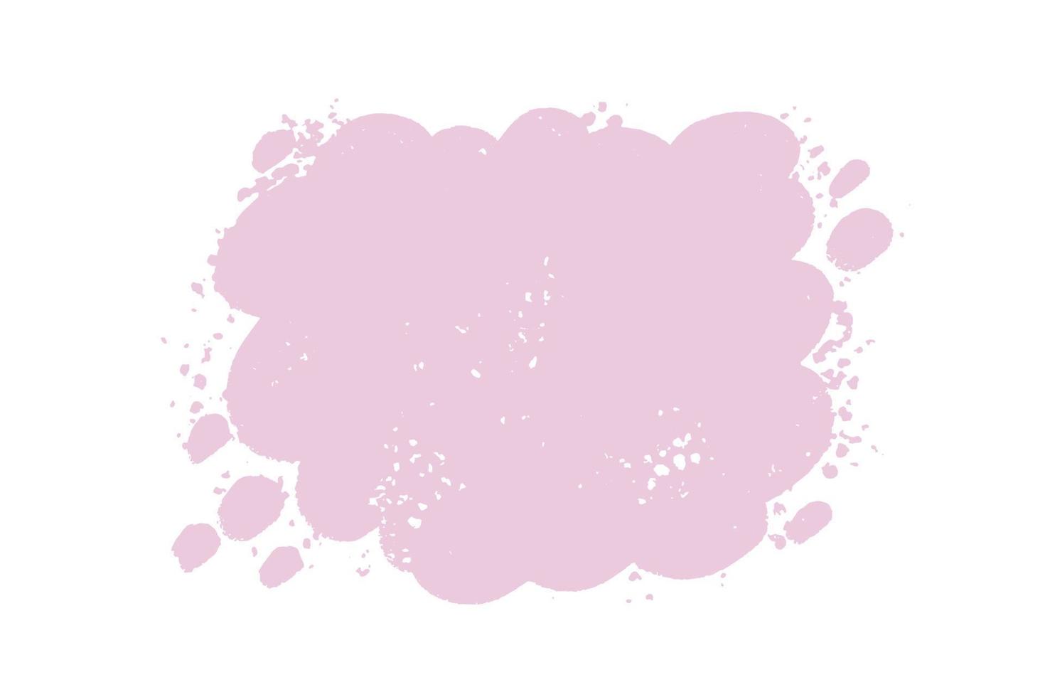 Hand drawn textured speech bubble background. Cloud shape backdrop. Call out shape for messages, banners, phrases, quotes. vector