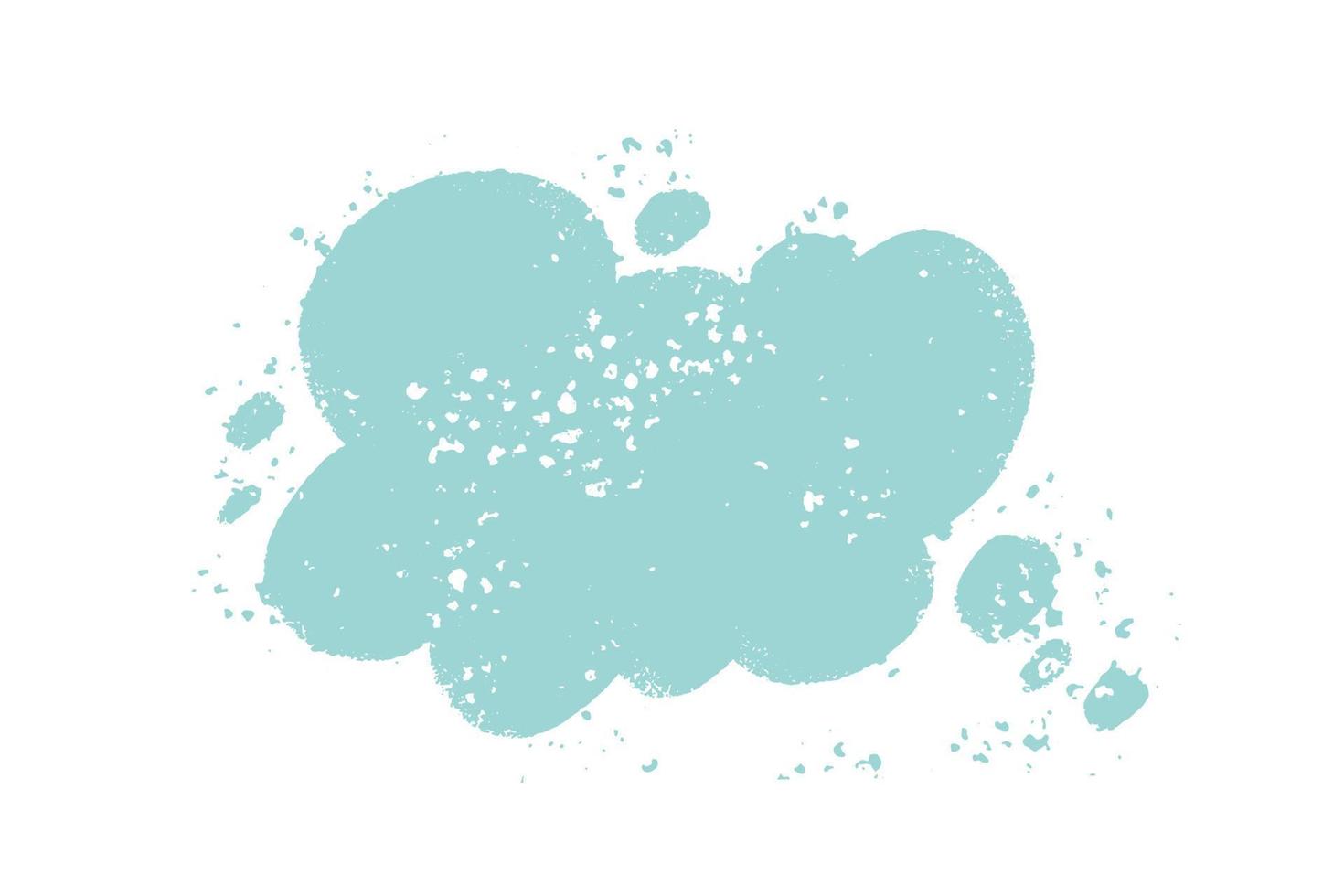 Hand drawn textured speech bubble background. Cloud shape backdrop. Call out shape for messages, banners, phrases, quotes. vector