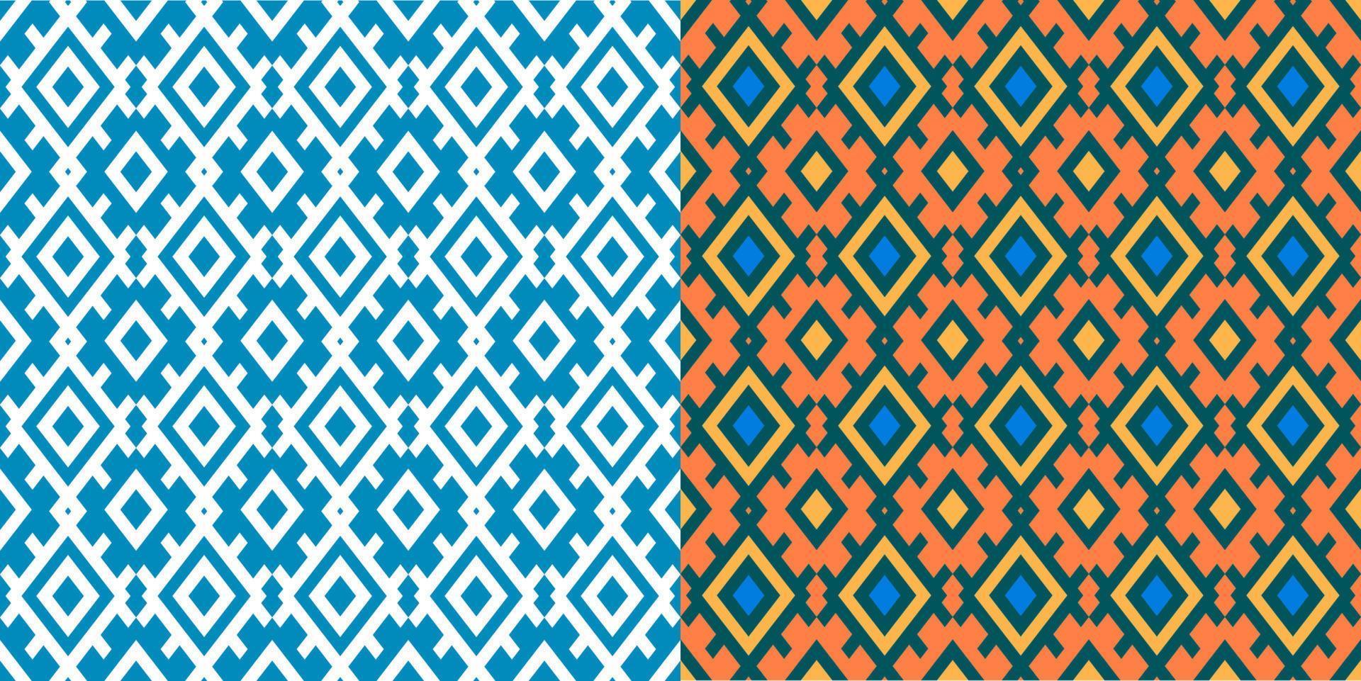 Pattern design with geometric shapes. vector
