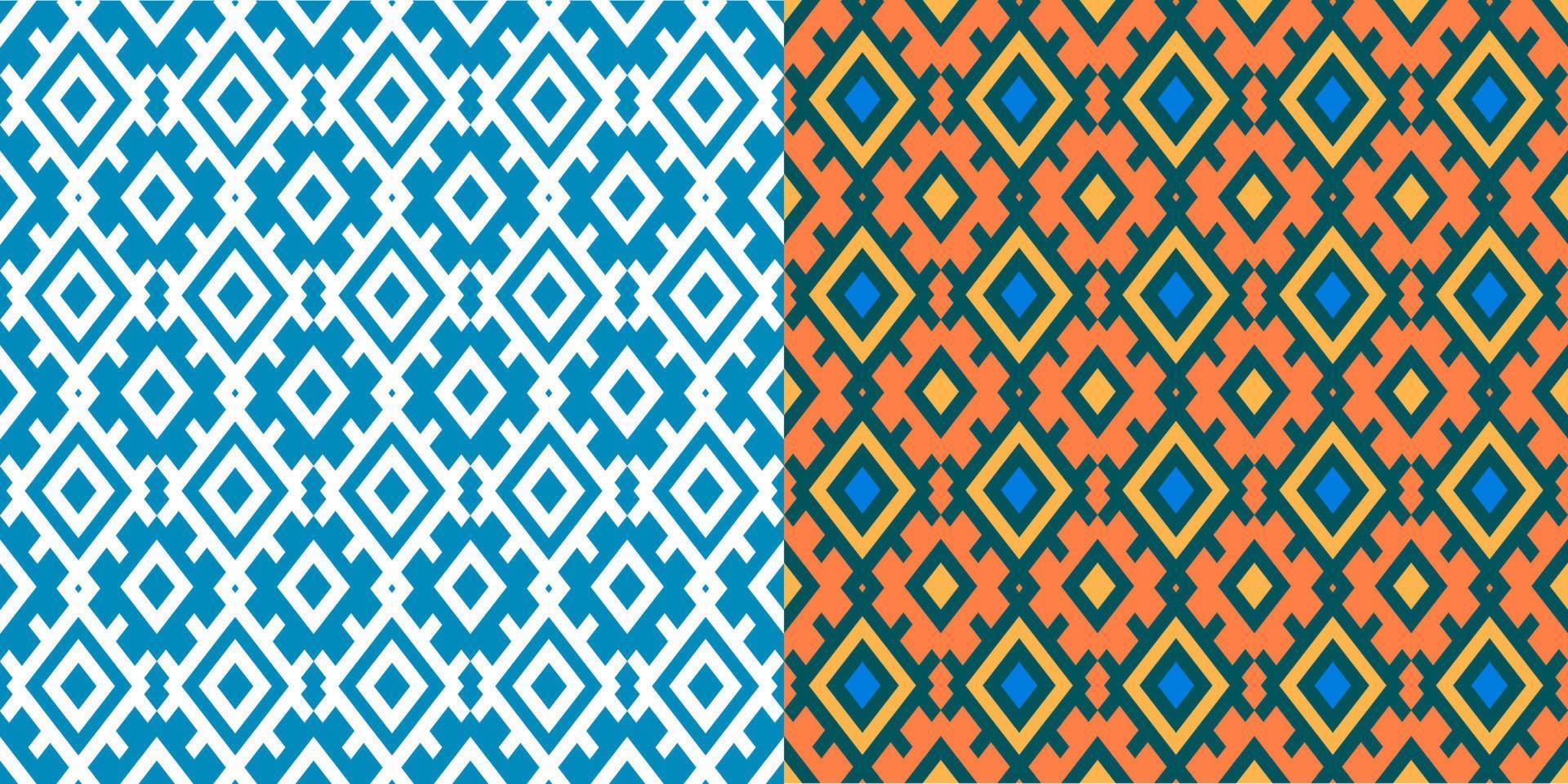 Pattern design with geometric shapes. vector