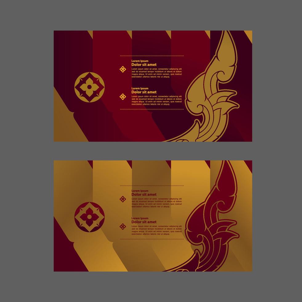 Thai Arts element for Thai graphic design vector illustration.